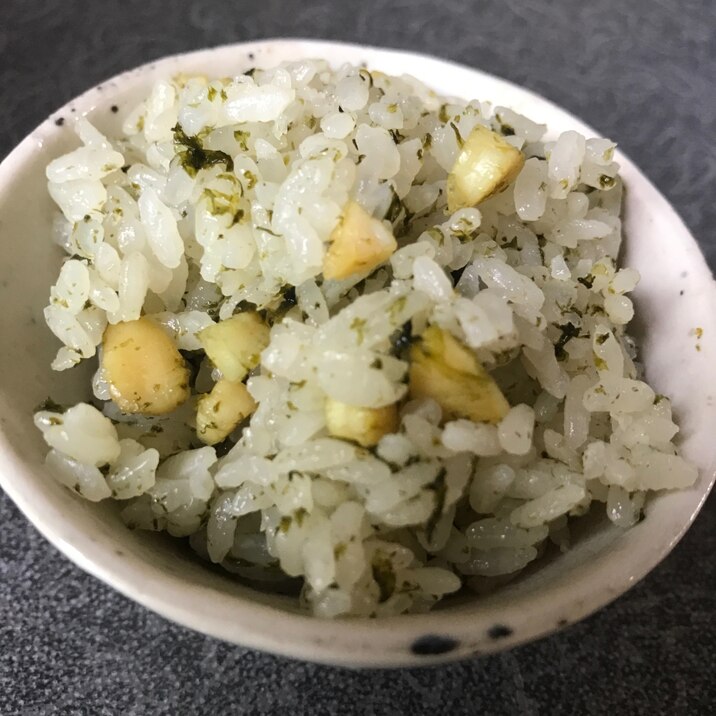 小柱と青のりの炊き込みご飯